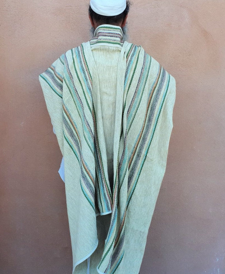 Israeli Tallit, Jewish Prayer Shawl, Handmade Tallit Woven, Cotton Tallit, Wedding Tallit Set, Tallit Man, Judaica Gift Jewish, Bar Mitzvah