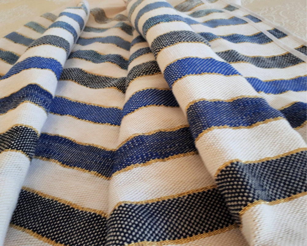 Jewish Gift, Israeli Tallit SET, Custom Tallit, Jewish Prayer Shawl, Jewish Wedding Prayer Shawl, Tallis, Woven Tallit, Tallit Set For Man