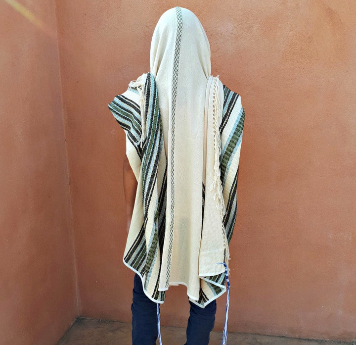 Jewish Prayer Shawl, Custom Tallit, High Holidays, Judaica Gift, Jewish Wedding, Cotton Tallit, Tallit For Man, Tallis, White Prayer Shawl