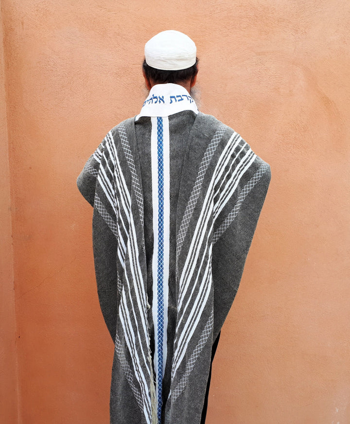 Custom Tallit, Jewish Gift Judaica, Jewish Wedding, Woven Tallit, Jewish Prayer Shawl, Cotton Tallit, Israeli Tallit Handmade, Tallis Man